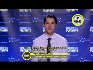 Nicholas d'agosto at 'noches con platanito'