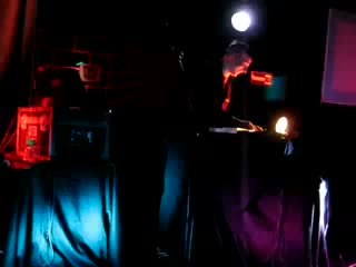 Felix kubin lightning strikes (klaus nomi cover) live @ santos party house, nyc 2009 11 25