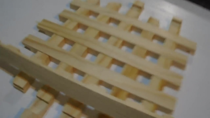 Простое изготовление решетки из дерева