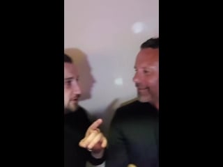 Louis van gaal is reunited with ryan giggs