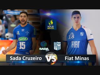 Sada cruzeiro vs fiat minas highlights brazilian volleyball super league