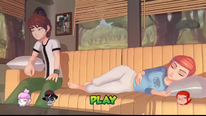 Бен не удержался от позы гвен и сорвался на секс на ней