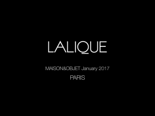 Lalique, maison & objet 2017, paris