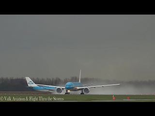 Lightning strike b777 300 on departure @ kl743 ph bvs