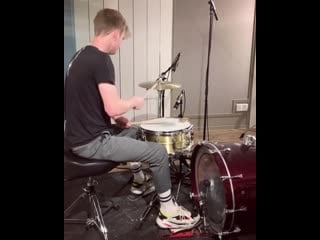 Anton on instagram "here’s a somewhat sloppy kick, snare, hatt groove trying to be creative on 3 drums is tough m8"