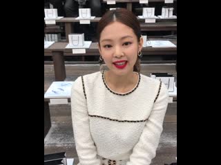 190305 jennie @ chanel in the snow (pfw)