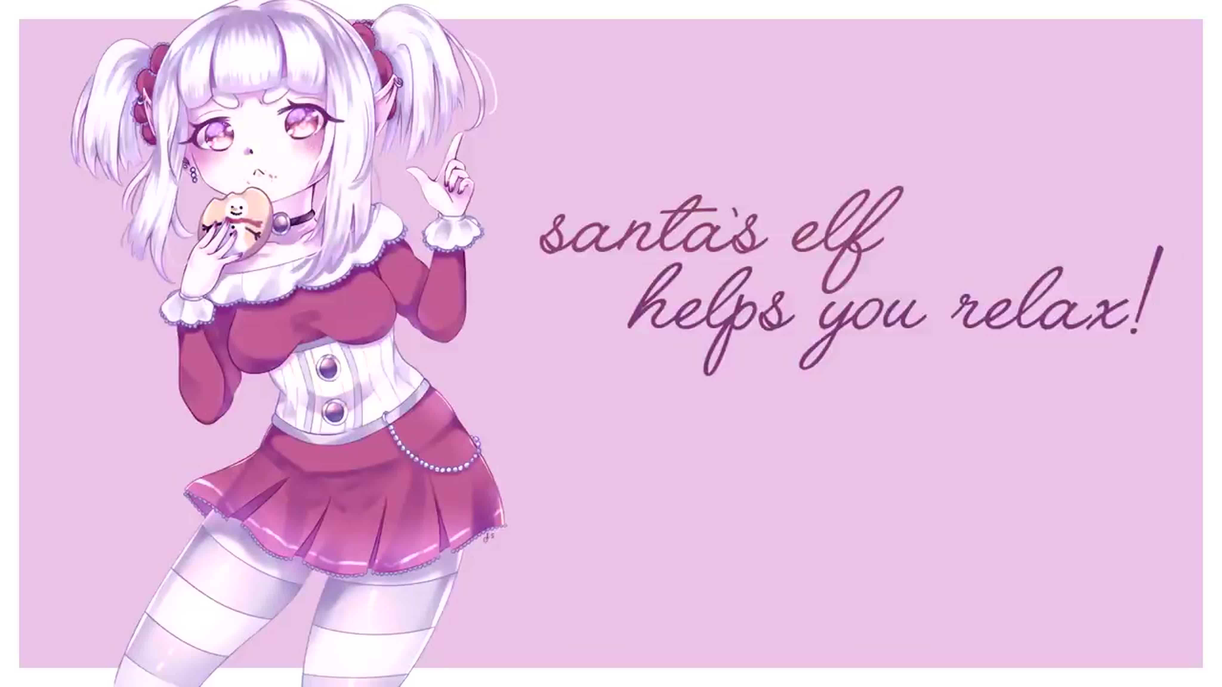 fallenshadow asmr asmr santa s elf massages your ears helps  