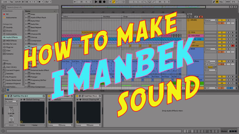 How to make imanbek sound ableton live template and tutorial by alex menco (imanbek bass)
