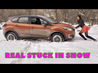 Irina high heels boots hard stuck in the snow hdr pro res full video 16 mib