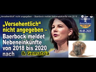 „annalena baerbock meldet einnahmen nach und ihre gematria!!!“