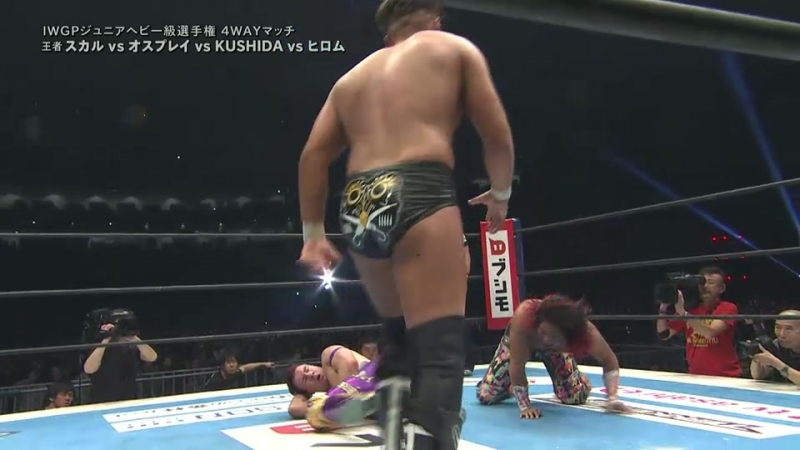 Marty scurll (c) vs hiromu takahashi vs kushida vs will ospreay njpw wrestle kingdom 12