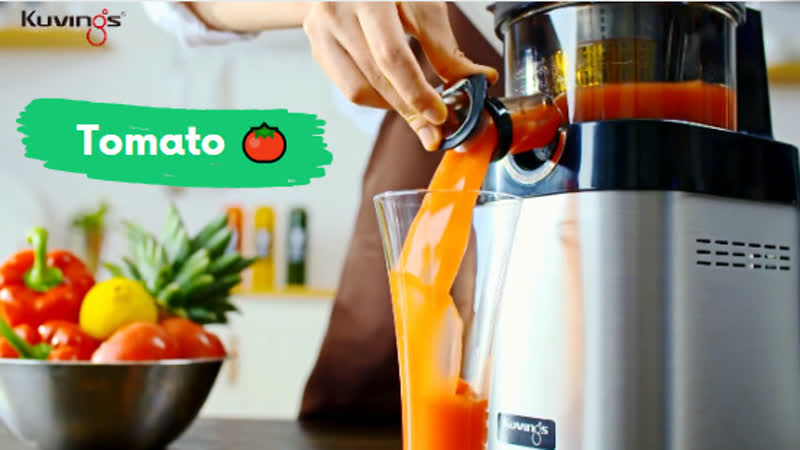 #иммунитет 🍅томатный сок с добавлением ананаса kuvings cs600 chef