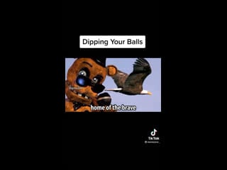 Dipping your balls in the soda dispenser