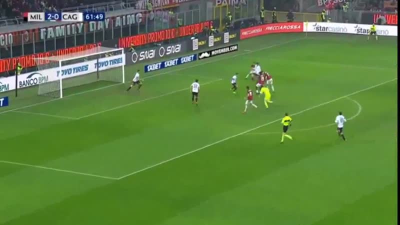 Piatek goal vs cagliari