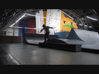 Ramses on skate feat александр зеленков bs noseslide (him) & bs 50 50 whole ledge sloppy bs 180 out (me)