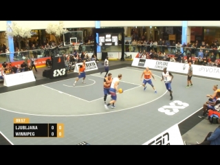 Fiba 3x3 edmonton challenger 2018 ljubljana vs winnipeg ap (22 09 2018)