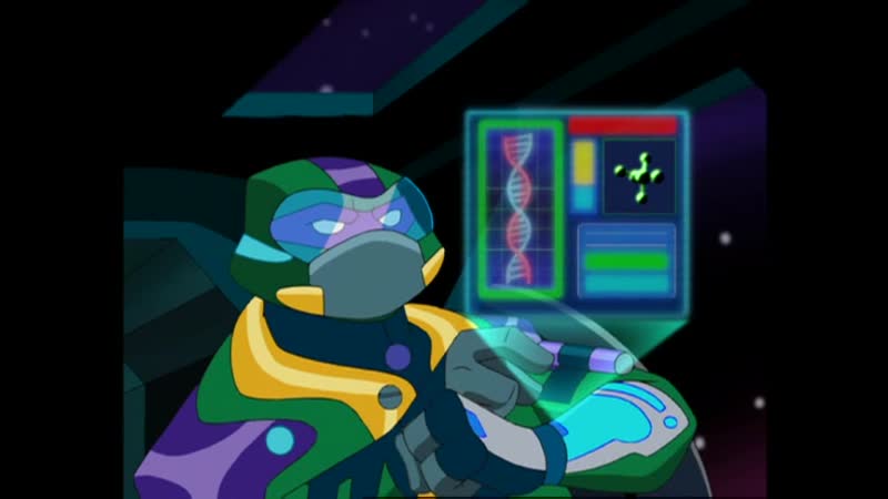 Черепашки ниндзя 6 сезон, 24 серия "космическое приключение"