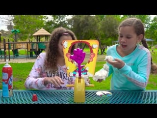 The whipped cream challenge! (haschak sisters)