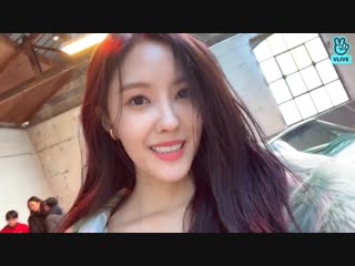 190110 hyomin t ara v live 'u um u um' mv making