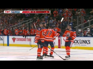 Connor mcdavid scores top shelf after using ridiculously quick deke