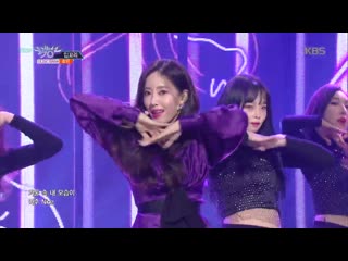 뮤직뱅크 music bank allure(입꼬리) hyomin(효민) 20190301