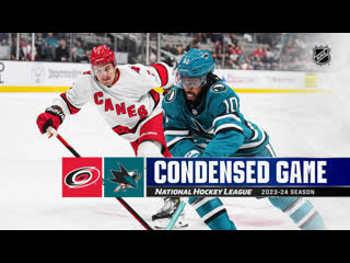Carolina hurricanes vs san jose sharks oct 17, 2023 highlights
