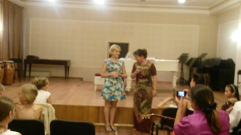 Эпизод заключительного концерта первой, музыкальной части летнего проекта "каникулы в университете искусств" 15 19 июня 2015 год