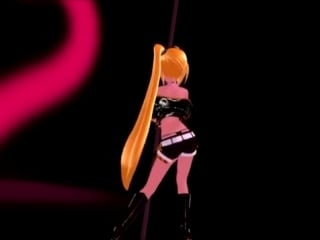 [mmd] sexy pole dance (request) neru ri style