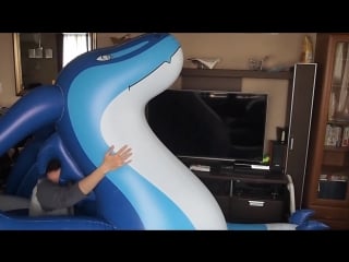 Inflatable zenith dragon riding