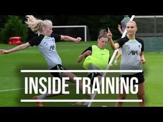 Inside training new signings take part in lfc women's first session back!