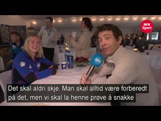 Уле берет интервью у марте