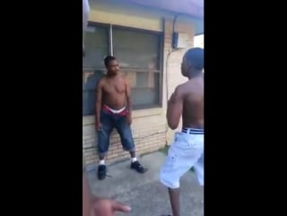 Nigga gets bitchslapped