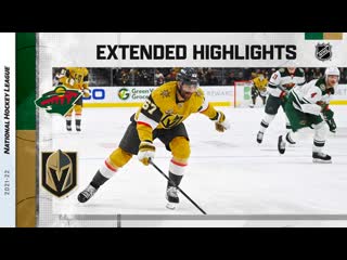 Minnesota wild vs vegas golden knights dec 12, 2021 highlights