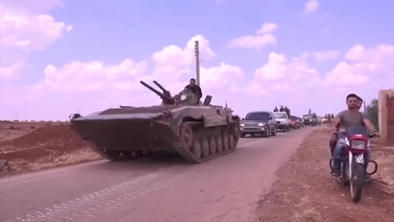Боевики молодые операции при подготое к обороне своих позиций в провинции дараа