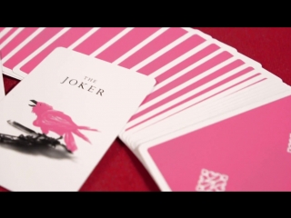 Pink madison rounders playing cards