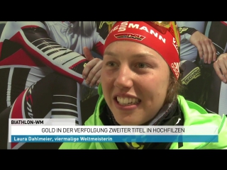 Biathlon wm dahlmeier jubelt über zweites gold in hochfilzen