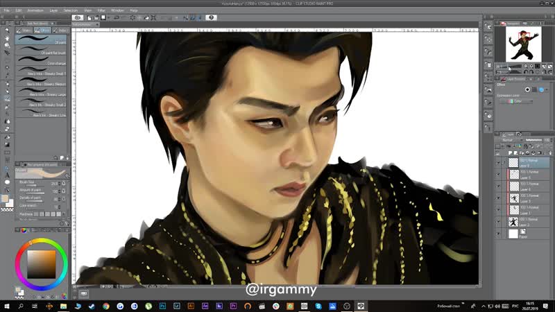 Speedpaint phoenix yuzuru (юдзуру ханю)