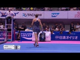 With the break for 5 4, @kapliskova has the match on her racquet! 東レppoテニス