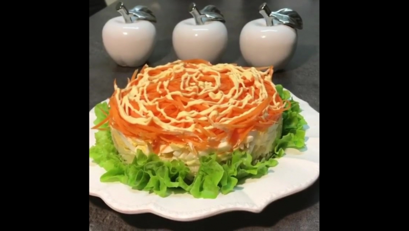 Отменный новогодний салатик