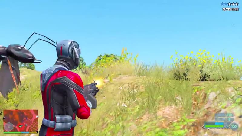 Как человек муравей приручил муравья в гта 5 моды! огромный летающий муравей обзор мода gta 5 видео