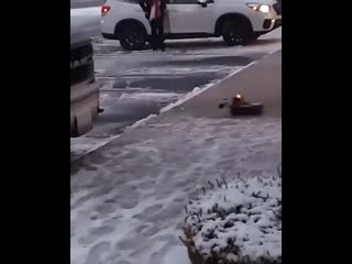 Lilliputian plowmaster, clearer of snow