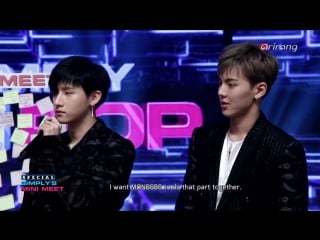 Viewtiful + simplys mini meet cut with monsta x @ simply k pop