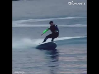 This electric surfboard brings you different experience on water