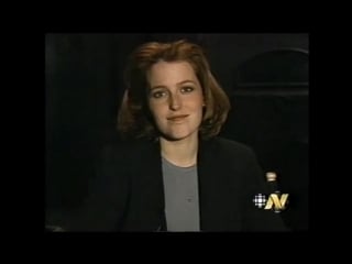 Gillian anderson on the process of getting cast as scully / cbc midday | april 13, 1995