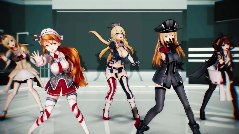 【mmd艦これ】 気まぐれメルシィ 【アイオワ ウォースパイト リットリオ ビスマルクdrei 金剛改二】
