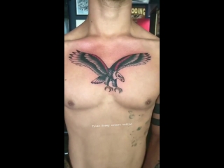 Tyler posey newest tattoo! he got it today yesterday for my frenchies