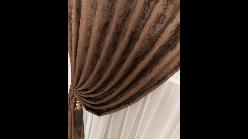 Комплект портьер мрамор 39 №422