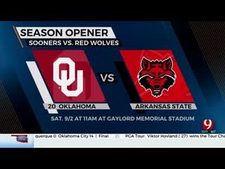 Ncaaf week1 oklahoma vs arkansas state