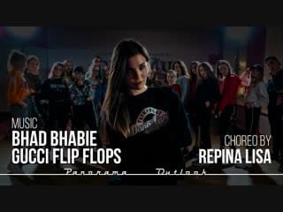 Bhad bhabie gucci flip flops choreo by lisa repina