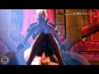 Blue elf 3d amazing anime extended version (18+)